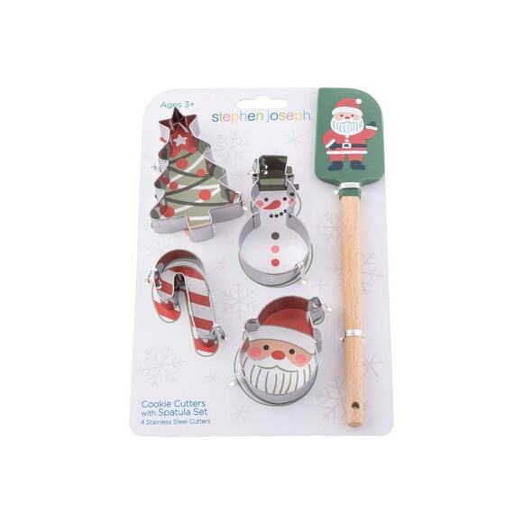 Stephen Joesph Christmas Cookie Cutter Set‎ - Picture 1 of 1